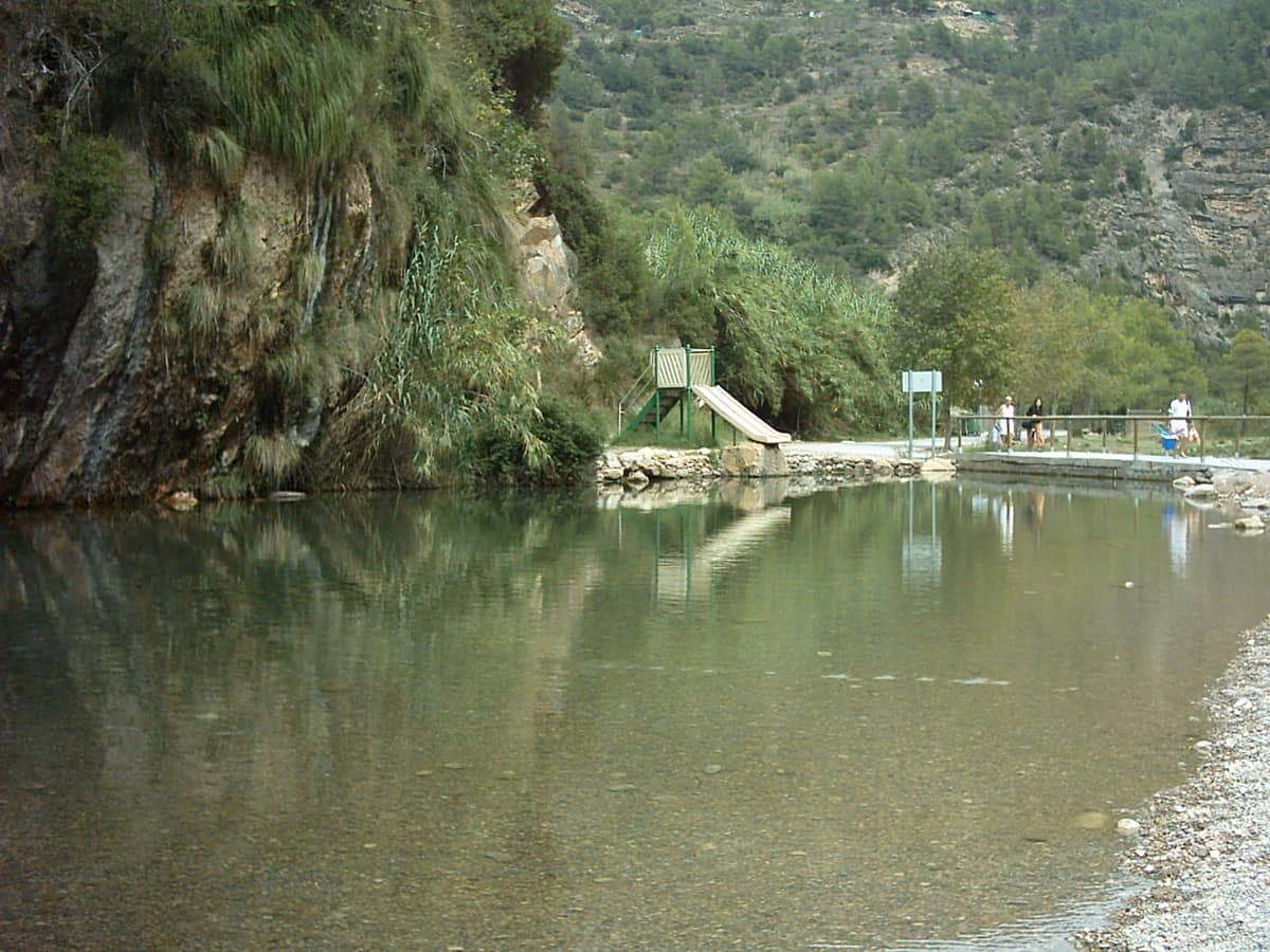 The thermal springs at Montanejos