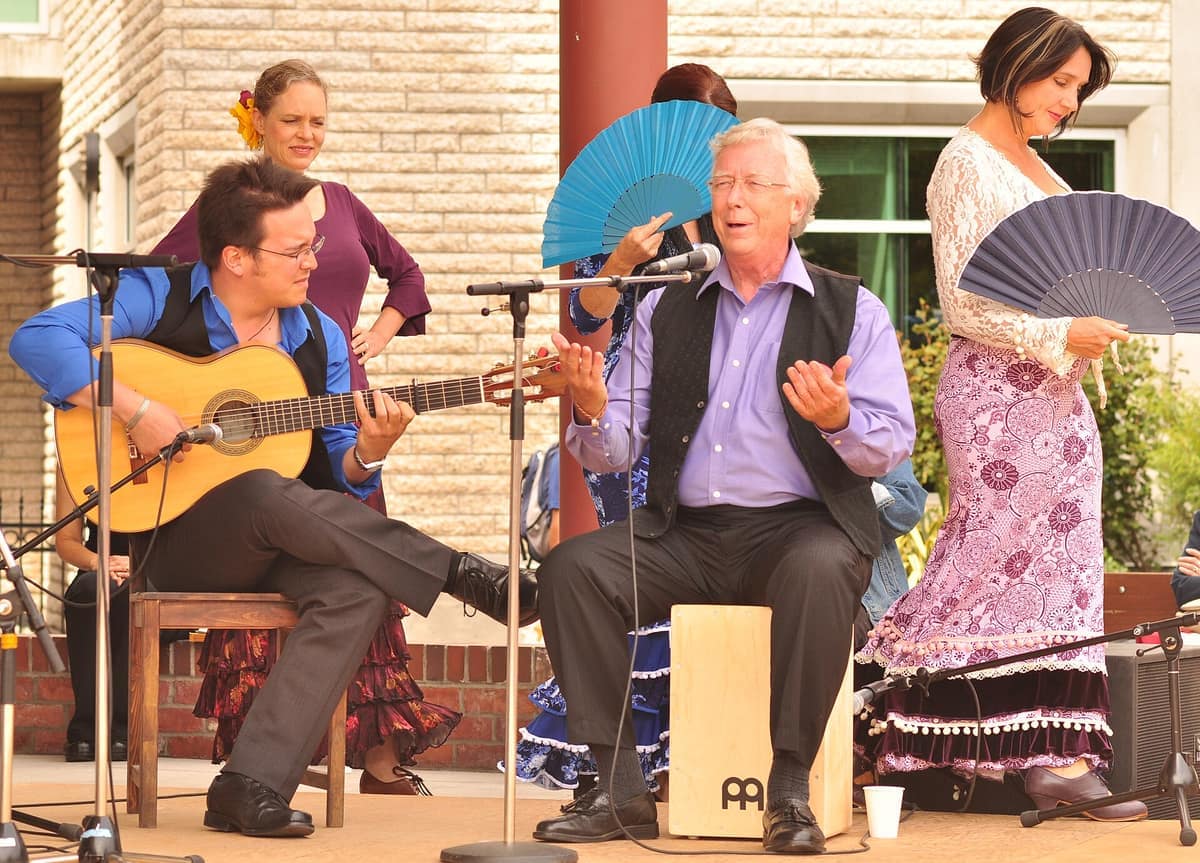 A flamenco performance